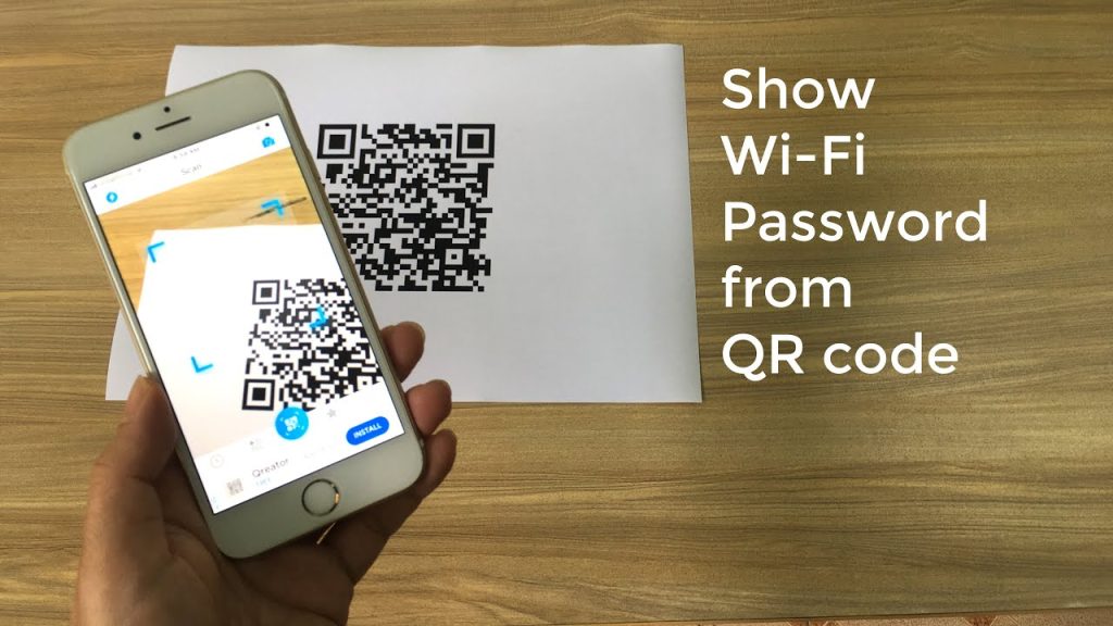 best wifi password recovery tool for android Android phone showing WiFi QR code for sharing network password