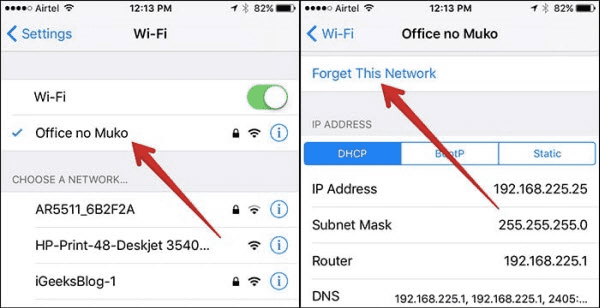 forgotten wifi password recovery iphone Router admin panel showing WiFi password field