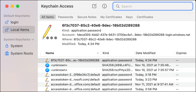 modern wifi password recovery methods macOS Keychain Access showing WiFi password for a network screenshot