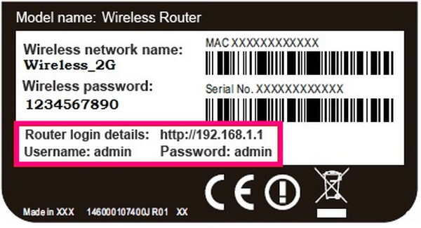 recover wifi password on iphone Router sticker with default WiFi password label