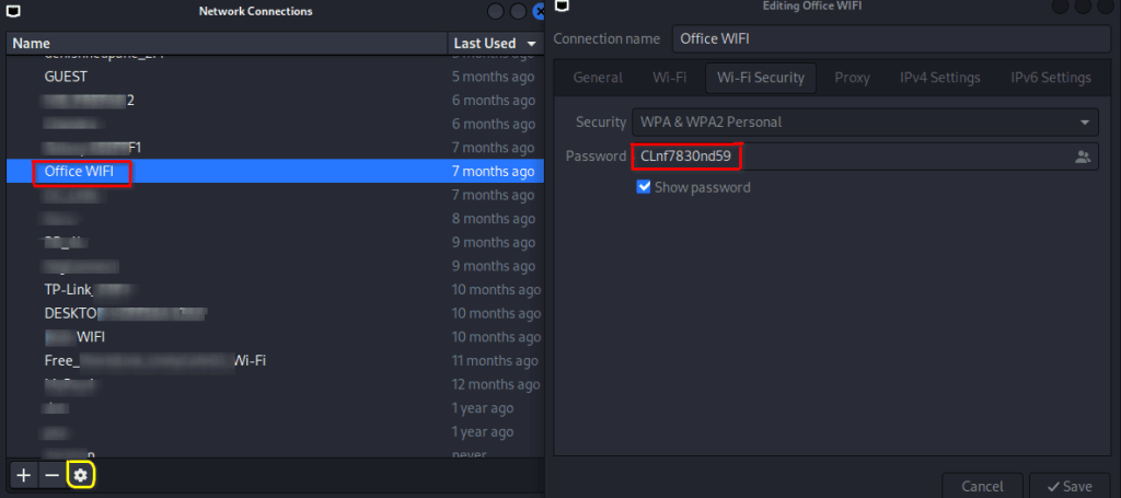 show wifi password linux linux networkmanager config file psk password