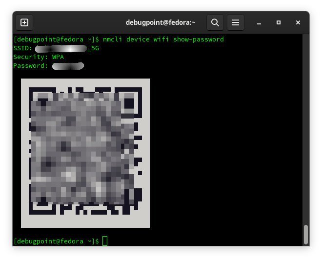 show wifi password linux nmcli terminal showing wifi password linux
