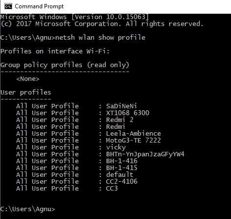 show wifi password settings Linux terminal command to show WiFi password