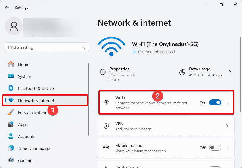 show wifi password settings Windows 11 WiFi settings show password option