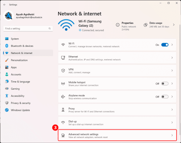 show wifi password windows Windows 10 Settings Network & Internet WiFi properties show password
