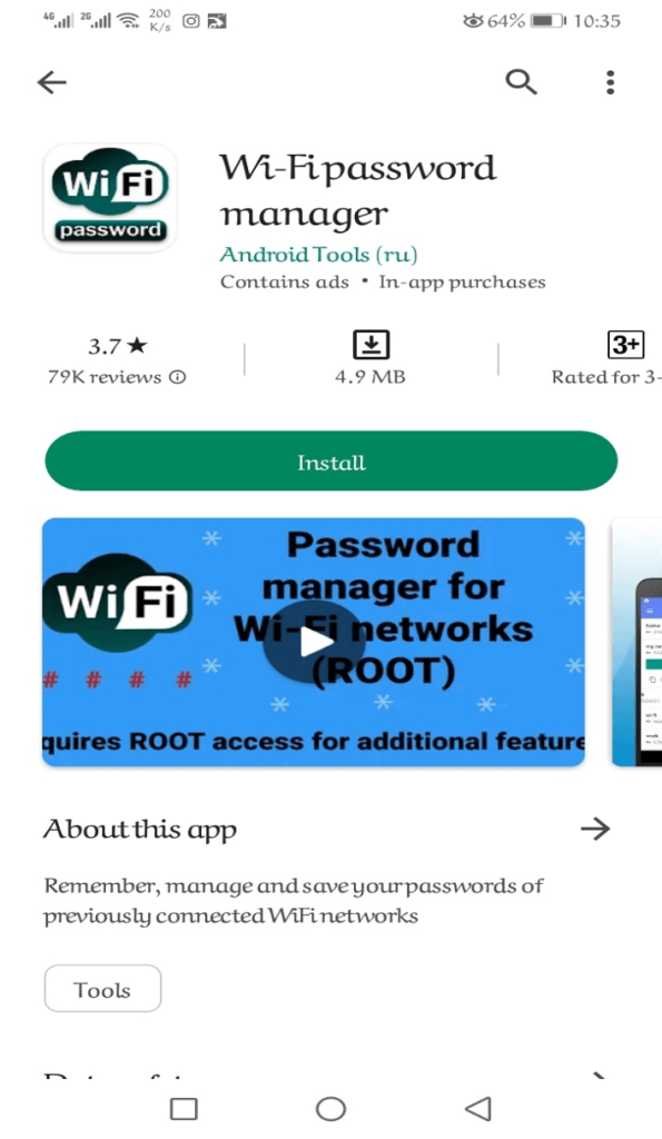 wifi password recovery after android update WiFi password recovery app showing saved networks