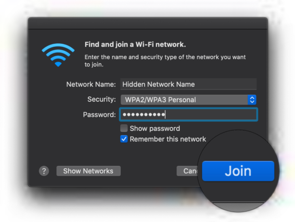 wifi password recovery for hidden network macOS Keychain Access hidden network wifi password recovery