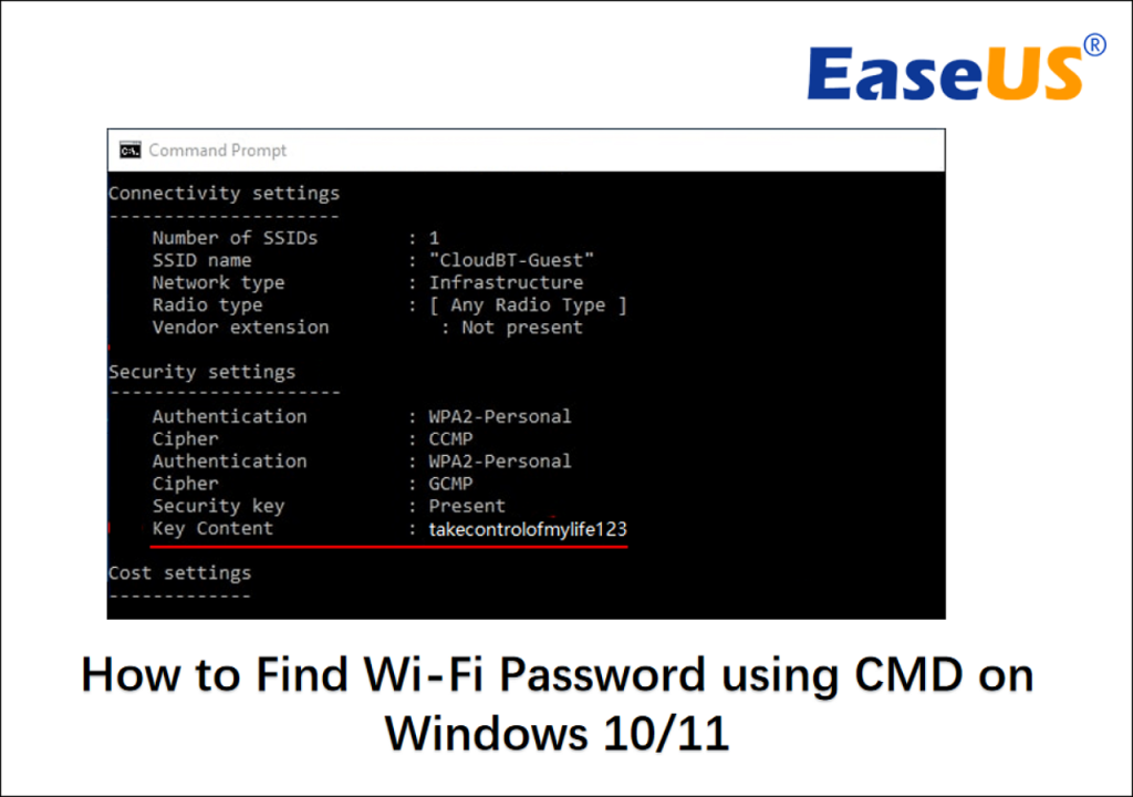 wifi password recovery software safe Recovered WiFi password displayed in software window with copy button