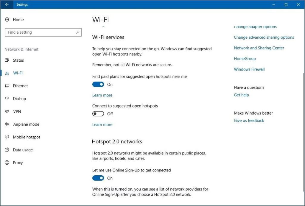 wifi password recovery tips Windows 10 WiFi settings showing Network properties with Show password checkbox