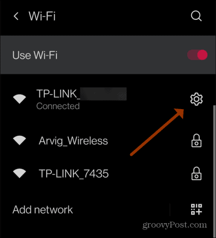 wifi password recovery tutorial android Android Wiu2011Fi settings screen showing connected network