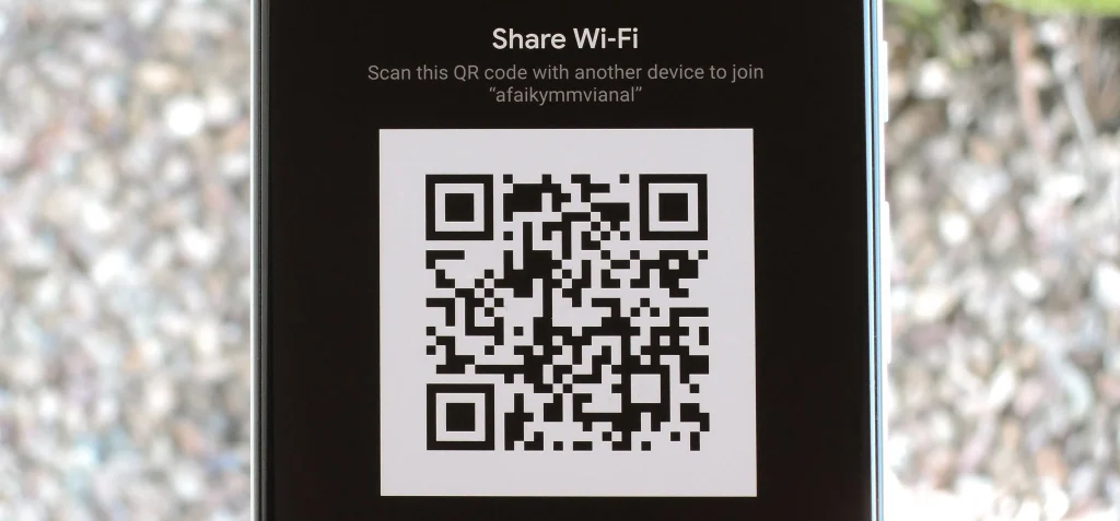 wifi password recovery tutorial android Android Wiu2011Fi share screen showing QR code and password text