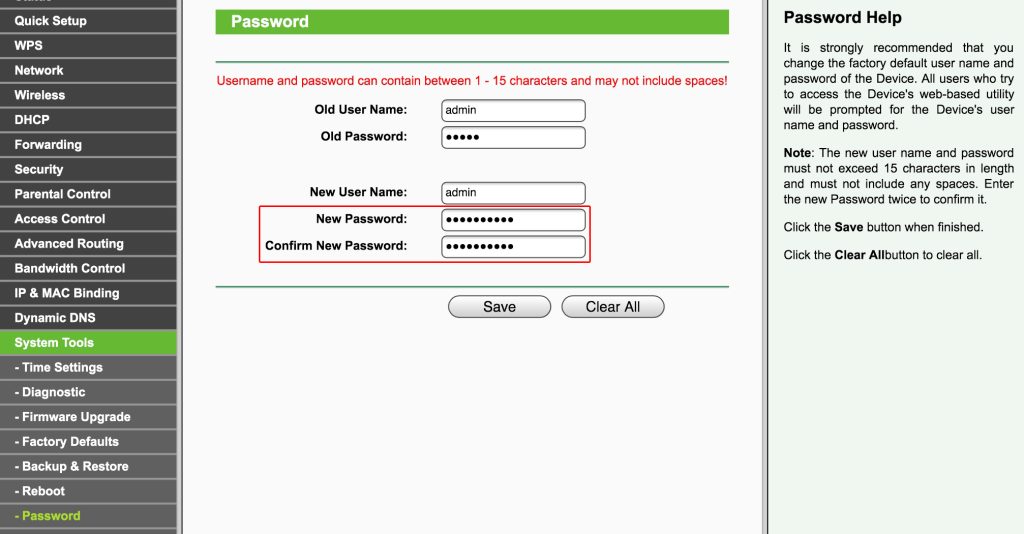 wifi password recovery utility router admin login page WiFi password settings