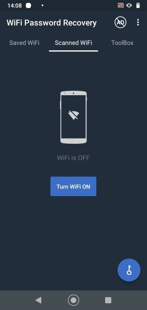 wifi password recovery via root explorer Android share menu with text message and Wi-Fi password copied