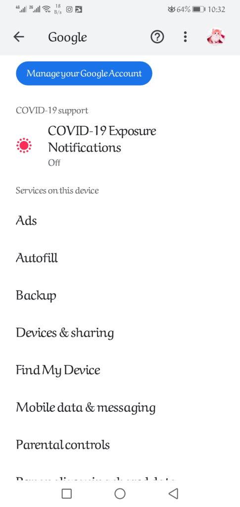 backup wifi passwords android Android Google backup settings screen showing WiFi password backup enabled