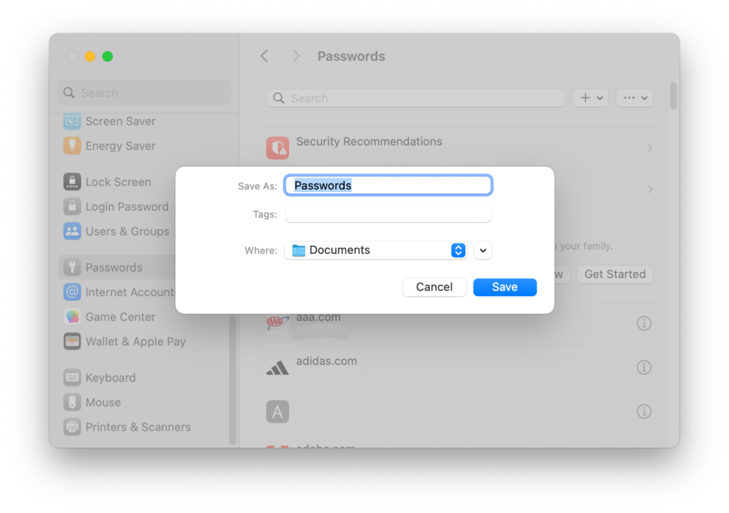 backup wifi passwords mac Saving keychain export file to external hard drive