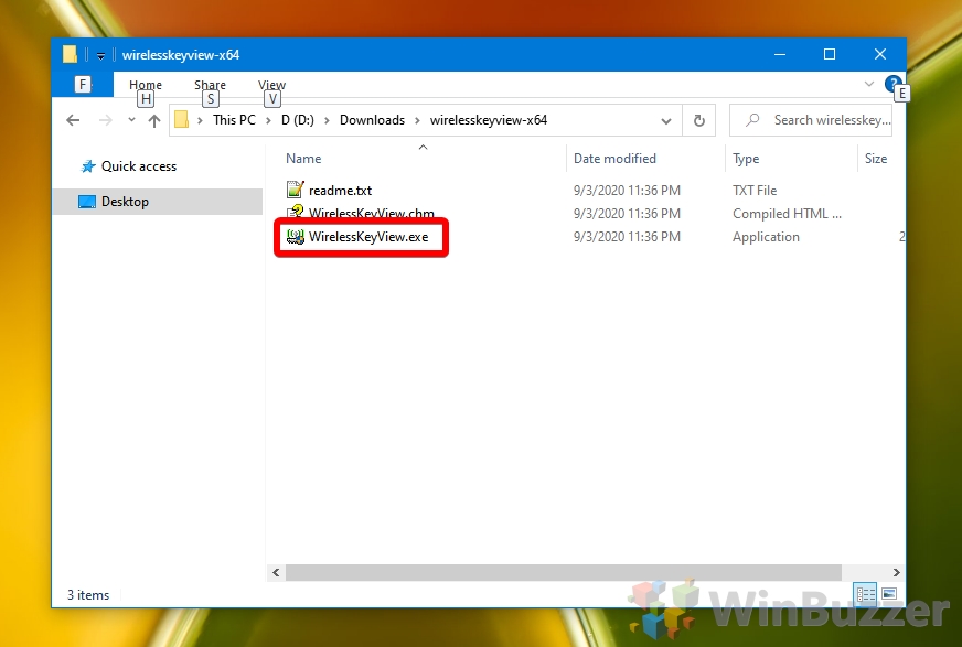 best free wifi password recovery software WirelessKeyView export dialog saving password list to text file