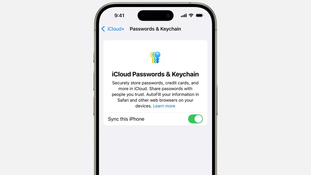 complete wifi password recovery solutions iPhone WiFi password sharing via iCloud Keychain screenshot