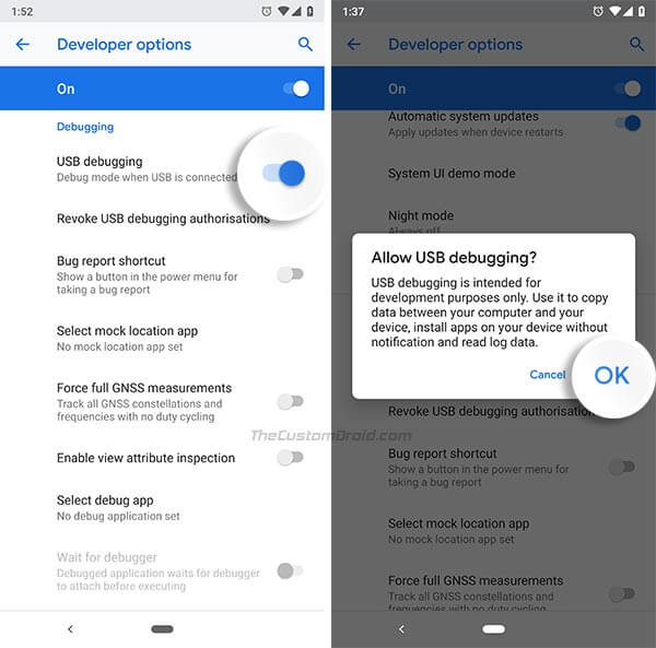 export wifi passwords android Android phone screen showing USB debugging authorization prompt