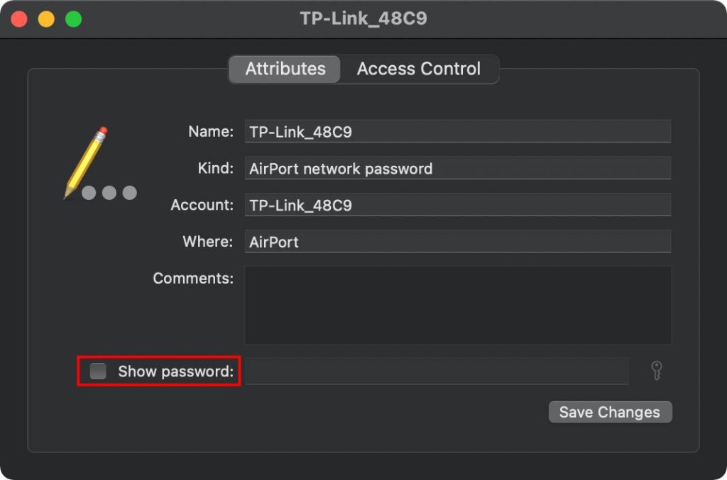how to recover wifi password from keychain Keychain Access showing WiFi password in plain text after authentication