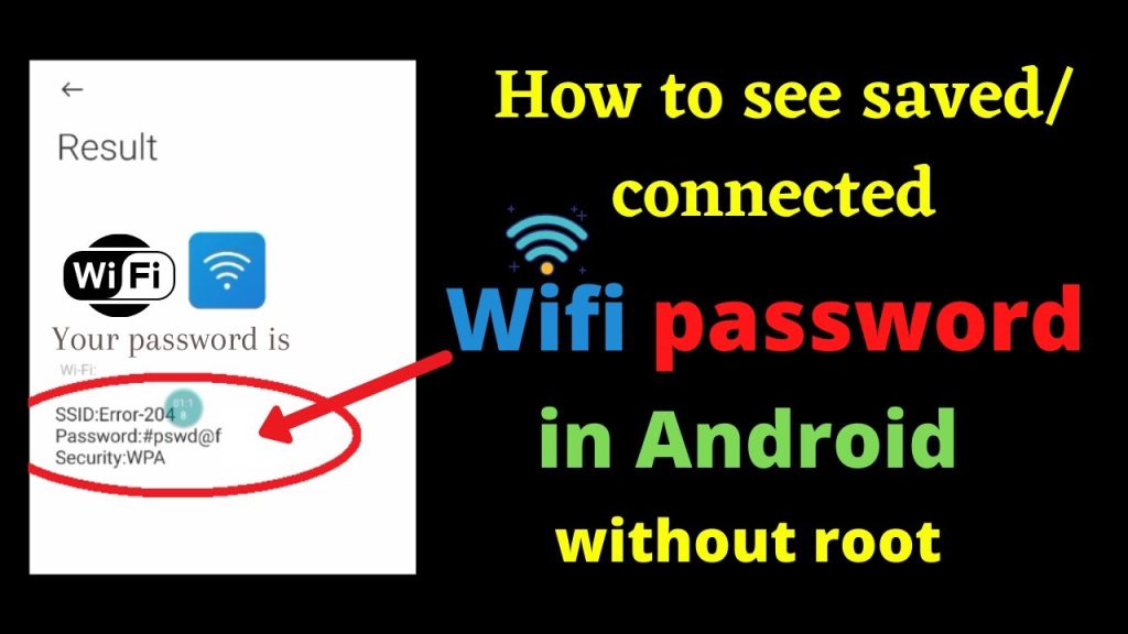 how to recover wifi password without reset Android WiFi share QR code password