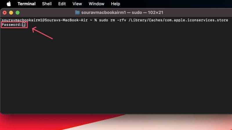 recover forgotten wifi password using terminal macOS terminal icon in dock