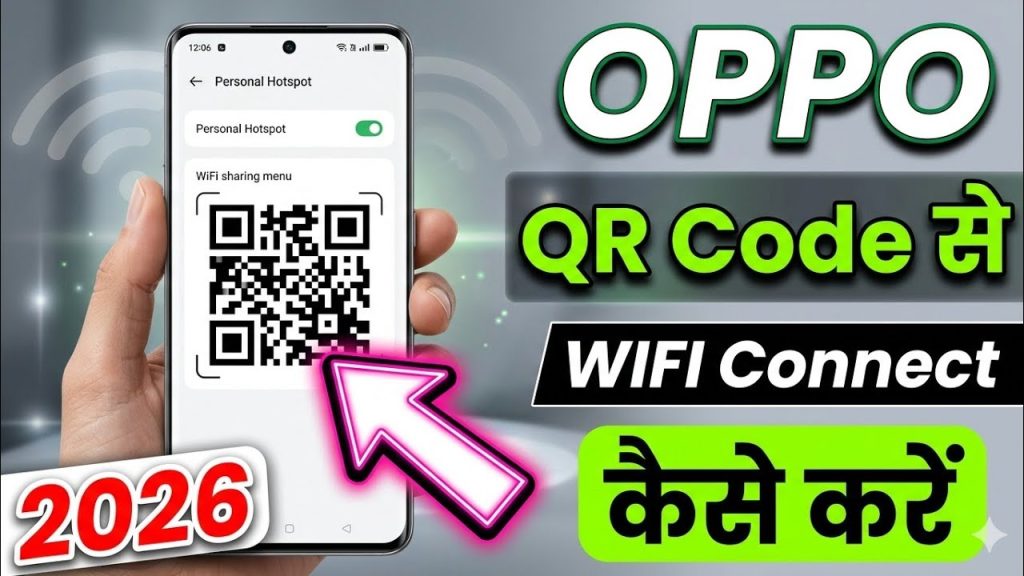 recover wifi password on oppo Oppo phone WiFi network details showing Share QR code button