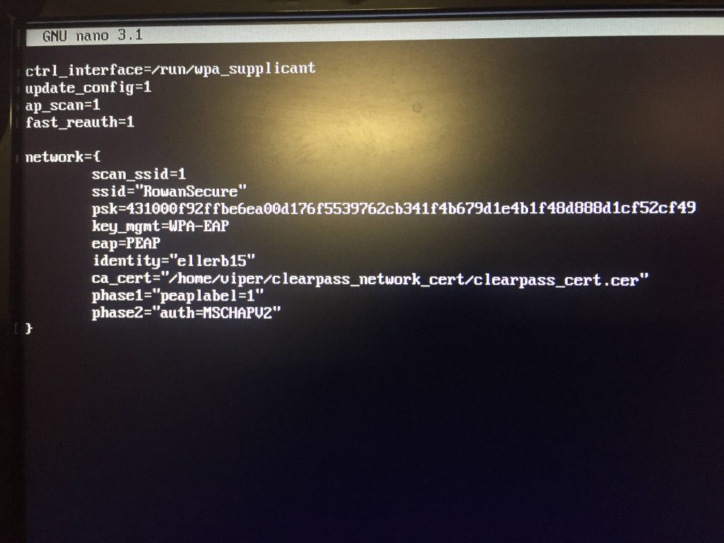 restore wifi passwords linux wpa_supplicant.conf file with psk in plaintext