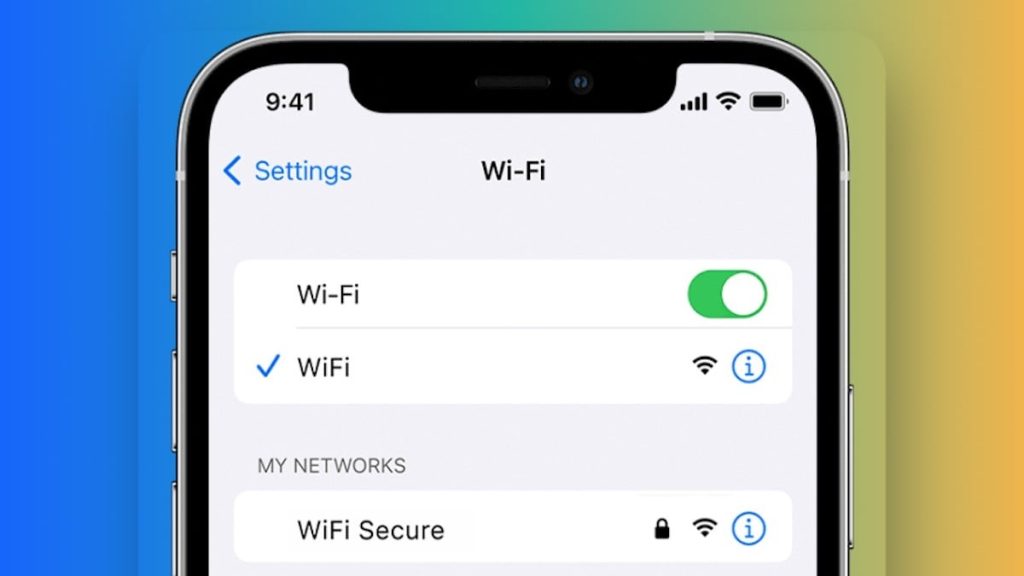 view saved wifi password iphone iPhone Settings app icon on home screen