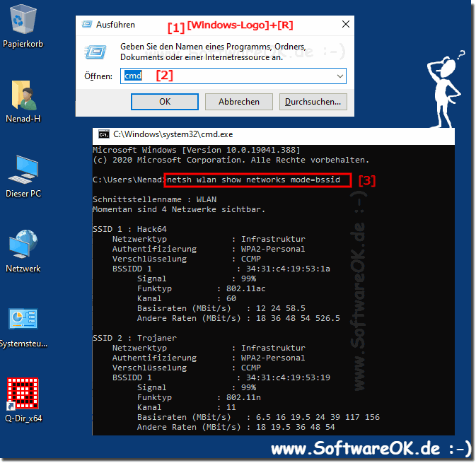 view saved wifi password using terminal Windows 10 Command Prompt running netsh wlan show profile command