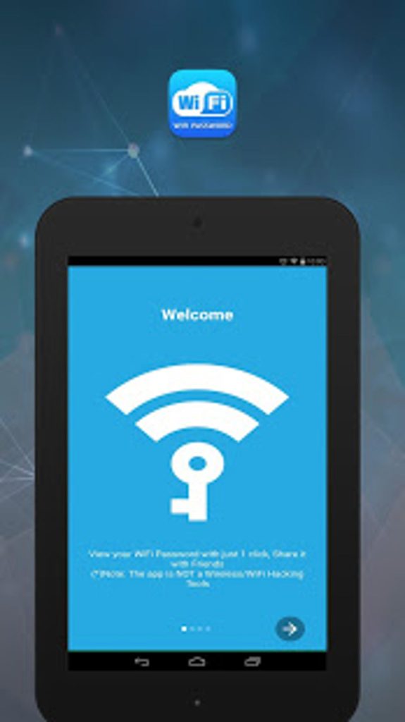 wifi password recovery app free download Installing WiFi Password Show app on Android phone screen