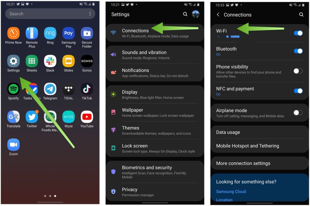 wifi password recovery complete guide Android Wi-Fi settings screen showing Share option and QR code with password below