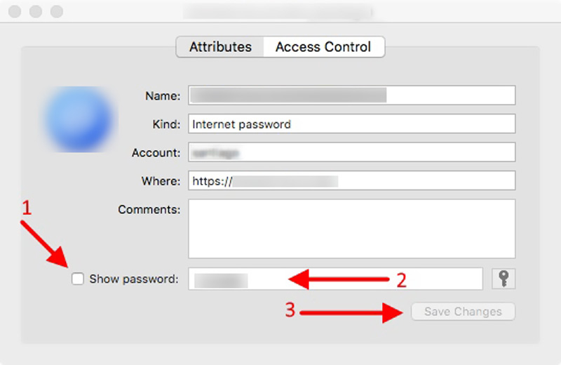 wifi password recovery expert guide macOS Keychain Access showing WiFi password with Show password checkbox