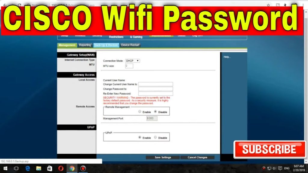 wifi password recovery for cisco Cisco router login web interface prompt for username and password