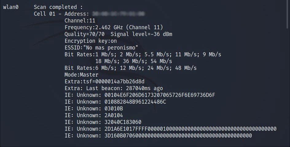 wifi password recovery for kali linux laptop Kali Linux terminal showing nmcli connection list with WiFi names