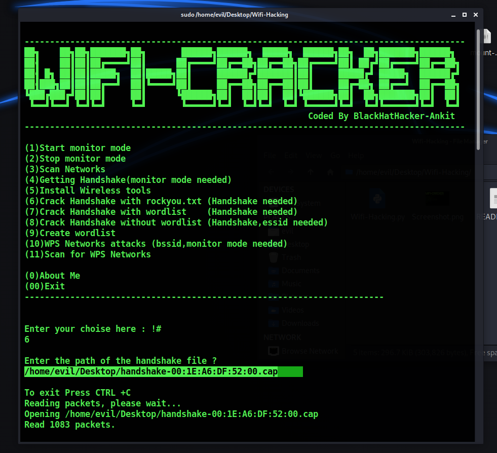 wifi password recovery for kali linux laptop Terminal showing grep output of WiFi passwords from system connections