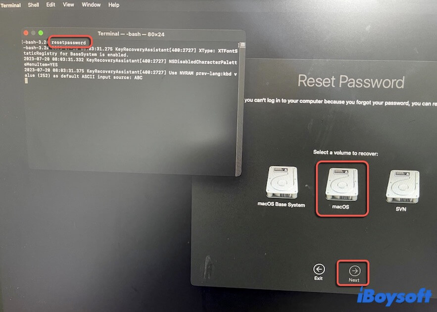 wifi password recovery for macbook air Terminal window with security command showing WiFi password