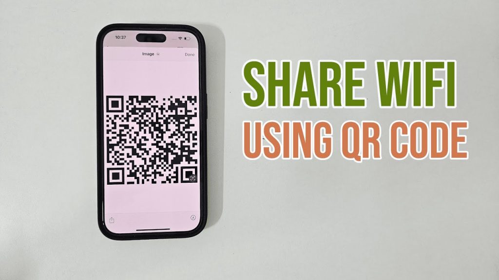 wifi password recovery maintenance guide Android phone WiFi settings showing QR code and share button