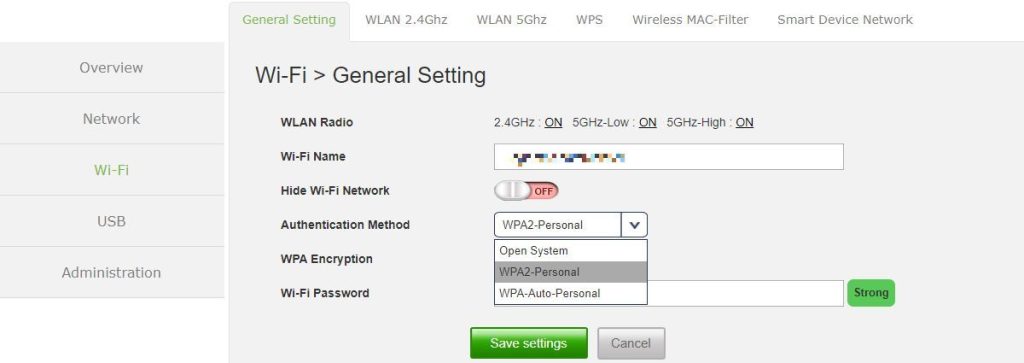 wifi password recovery methods router admin page wireless settings wifi password security
