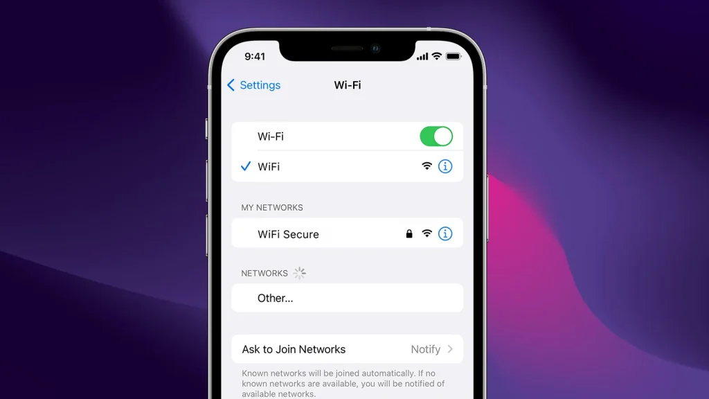 wifi password recovery restore guide iPhone iOS 16 WiFi settings showing password after authentication