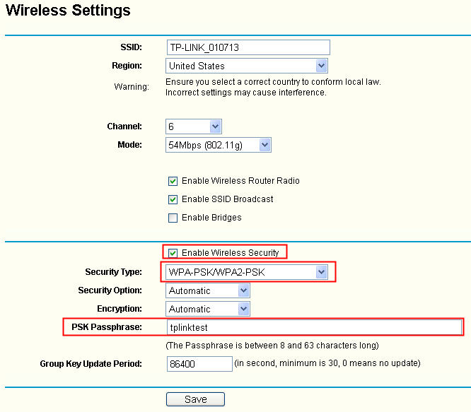wifi password recovery restore guide Router admin panel showing WiFi security settings with passphrase