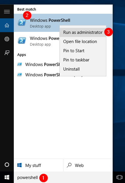 wifi password recovery tutorial powershell Windows PowerShell run as administrator context menu