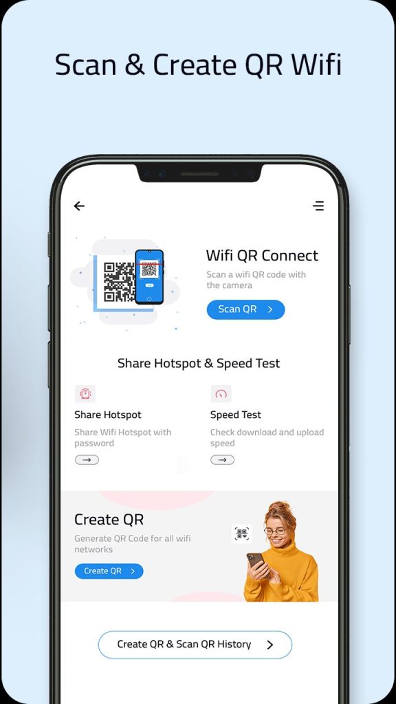 wifi password recovery without admin access Android WiFi settings share button QR code password screenshot