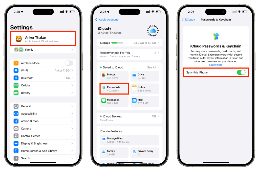 wifi password recovery without losing data iPhone WiFi settings showing password via iCloud Keychain