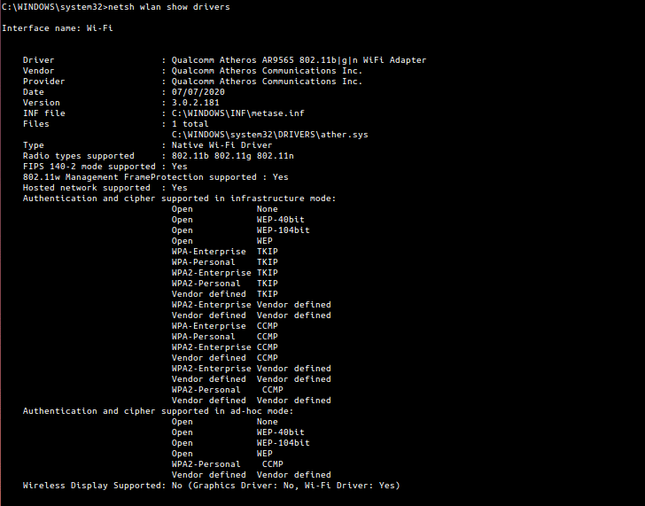 wifi password recovery without losing data Windows Command Prompt showing netsh wlan show profile command