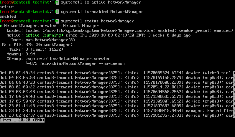 wireless password recovery linux terminal output showing list of network connection files in /etc/NetworkManager/system-connections/