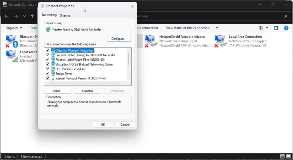 recover wifi password windows 11 Windows 11 Control Panel Network and Sharing Center Wi-Fi Status Wireless Properties Security tab show characters